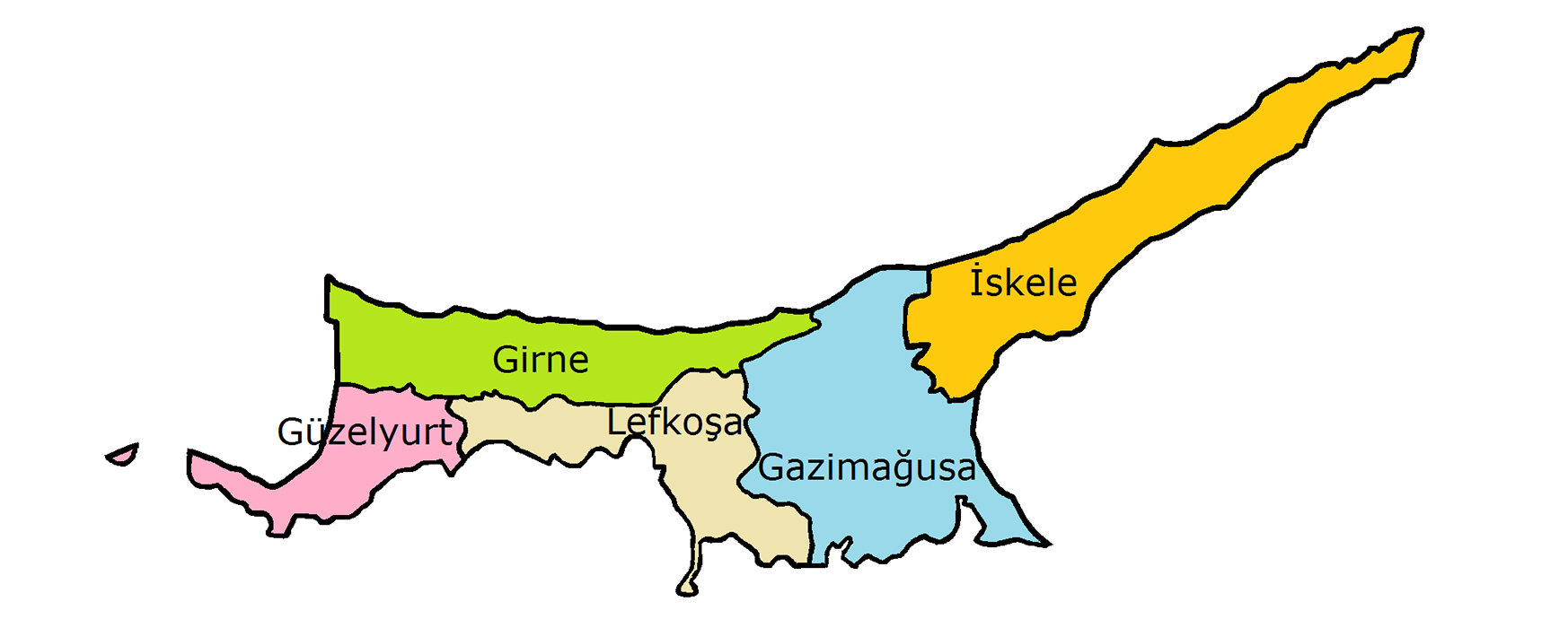 شهرهای قبرس شمالی